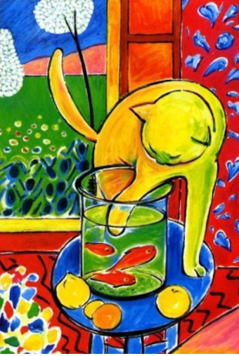 Obra de arte O Gato com Peixes de Henri Matisse