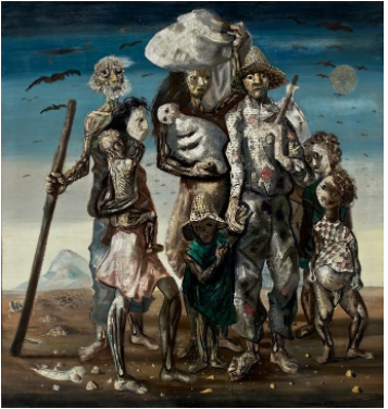 Obra de arte do artista Cândido Portinari, Os Retirantes