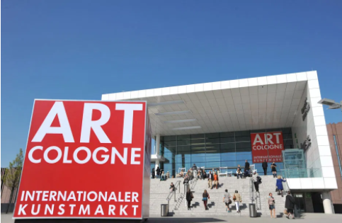 Fachada da feira de arte Art Cologne