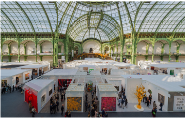 Feira de arte FIAC em Paris