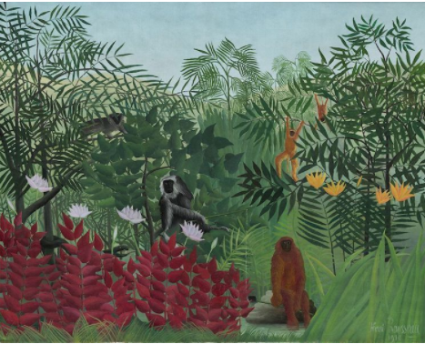 Quadro Floresta Tropical do pintor Henri Rousseau